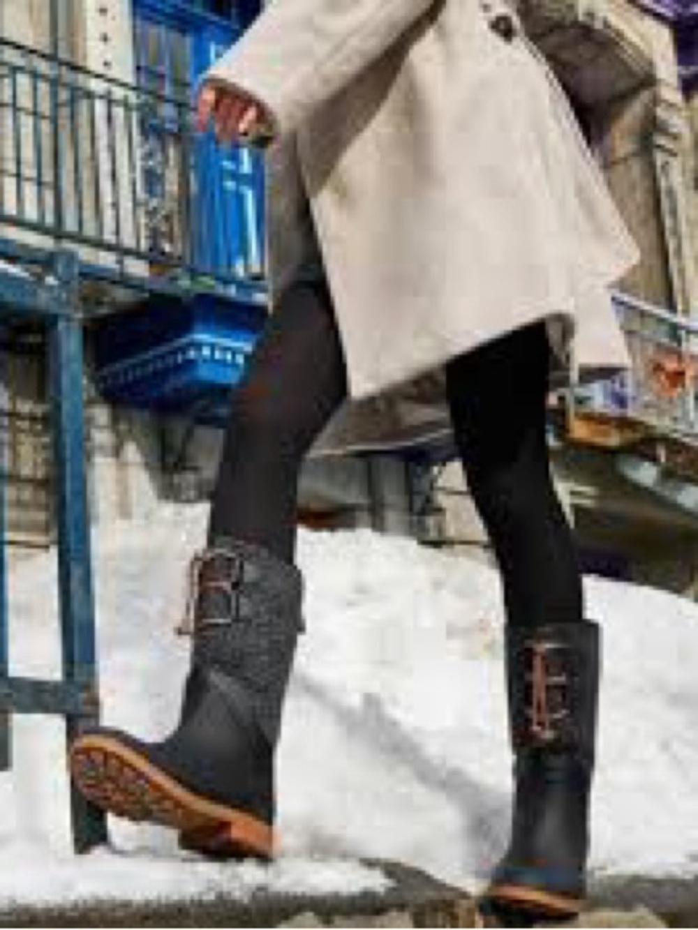 Kamik Black Women's Winter Buckle Boots
